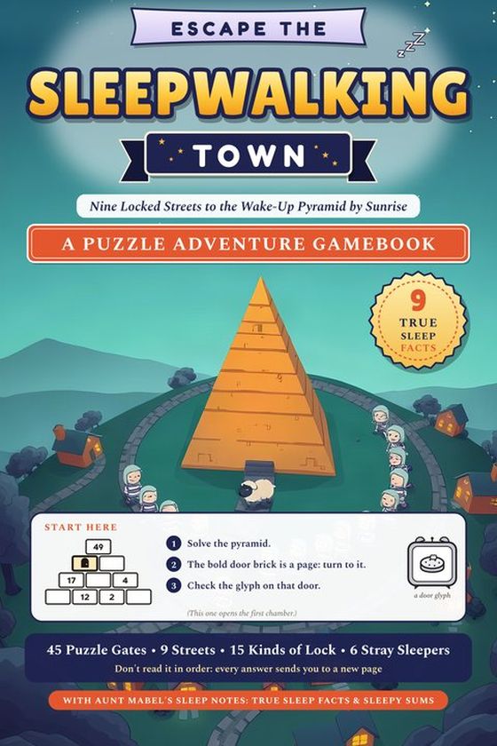 The front cover of Escape the Sleepwalking Town.
