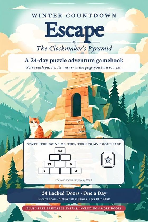 The front cover of Winter Countdown Escape.