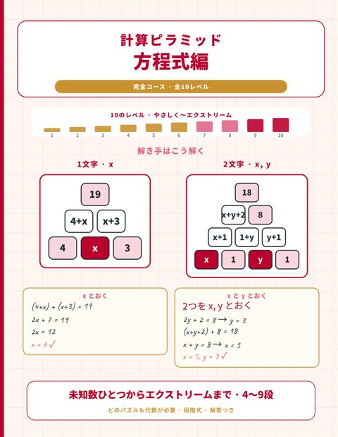 計算ピラミッド 方程式編 cover