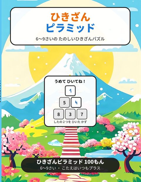 ひきざんピラミッド cover