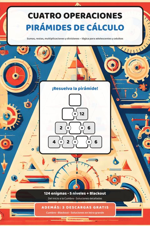Pirámides de cálculo con las cuatro operaciones cover