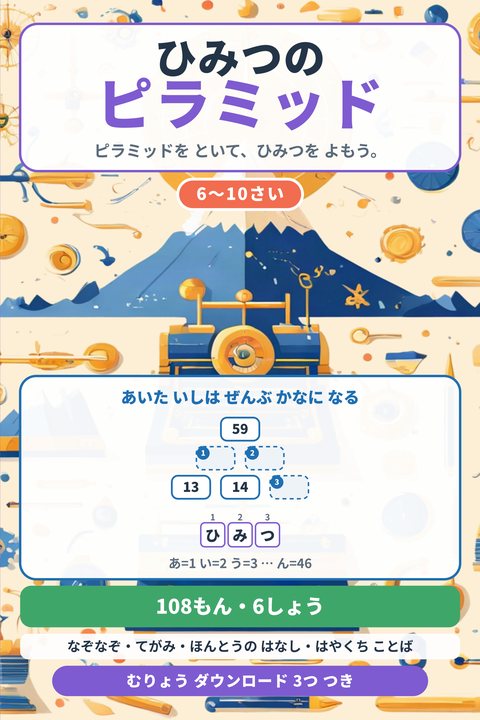 ひみつの ピラミッド cover