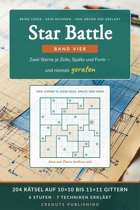 Star Battle: Logikrätsel, Band 4 · Gemischte Größen