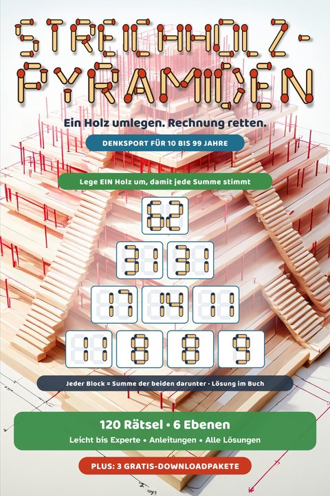 Streichholz-Pyramiden cover