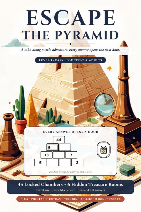 Escape the Pyramid, Level 1 cover