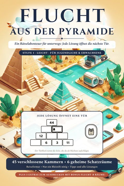 Flucht aus der Pyramide, Stufe 1 · Leicht