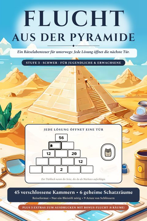 Flucht aus der Pyramide, Stufe 3 · Schwer