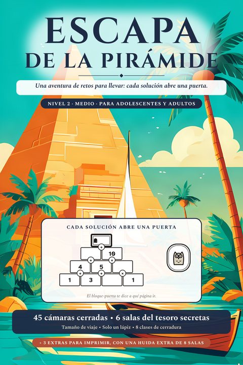 Escapa de la pirámide, Nivel 2 · Medio