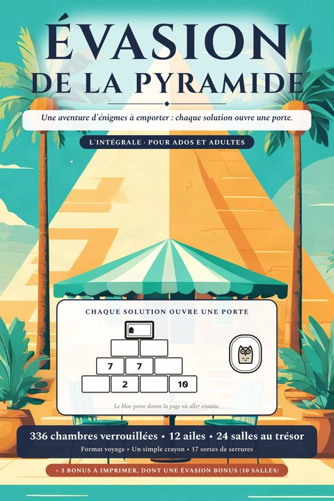 Évasion de la pyramide, L'intégrale