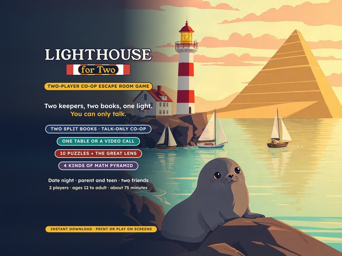Lighthouse for Two, first picture of its Etsy listing